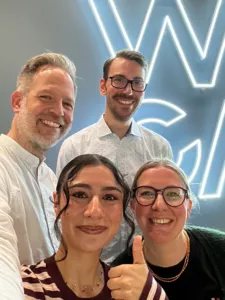 Foto von Helin, Lukas, Lisa & Martin